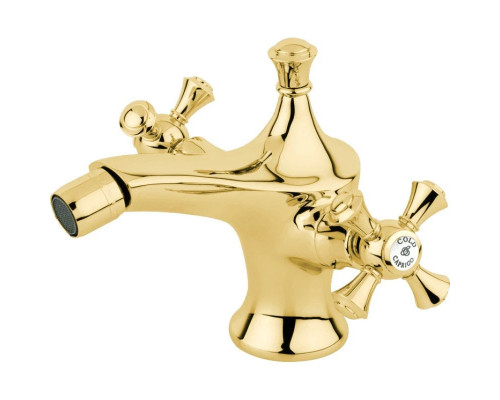 Купить Смеситель для биде с донным клапаном Caprigo Monarch 41-030-oro в магазине сантехники Santeh-Crystal.ru