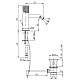 Заказать Смеситель для биде с донным клапаном Paini Cox Grip 7GCR306O в магазине сантехники Santeh-Crystal.ru