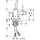 Купить Смеситель для биде с донным клапаном Axor Citterio 39200000 в магазине сантехники Santeh-Crystal.ru