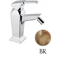 Смеситель на биде однорычажный c донным клапаном бронза Cezares Legend LEGEND-BSM2-02