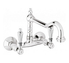 Смеситель для кухни хром, ручки Swarovski Cezares Diamond DIAMOND-LLP-01-Sw