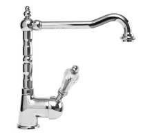 Смеситель для кухни хром, ручка Swarovski Cezares Vintage VINTAGE-LLM2-01-Sw