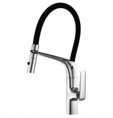 Смеситель для кухни Vincea VKF-115CH с гибким изливом, хром