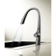 Смеситель для кухни Vincea VKF-176GM с выдвижным изливом, вороненая сталь