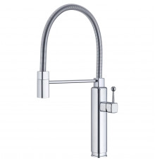 Смеситель для кухни Vincea VKF-101CH с гибким изливом, хром