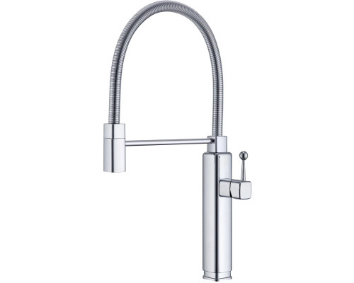 Смеситель для кухни Vincea VKF-101CH с гибким изливом, хром