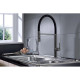 Смеситель для кухни Vincea VKF-114GM с гибким, вороненая сталь