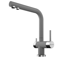 Смеситель для кухни с подключением к фильтру платина Omoikiri Nagano-PL