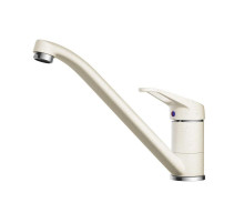 Смеситель для кухни белый Omoikiri Kado-WH