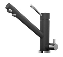 Смеситель для кухни с подключением к фильтру черный Omoikiri Tonami-BL