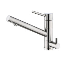 Смеситель для кухни с подключением к фильтру нержавеющая сталь Omoikiri Tonami-BN