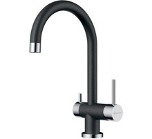 Смеситель для кухни с подключением к фильтру черный Omoikiri Yamada-BL