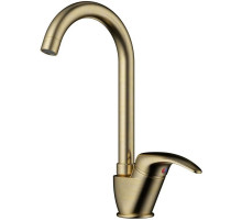 Смеситель для кухни античная латунь Omoikiri Umi-AB