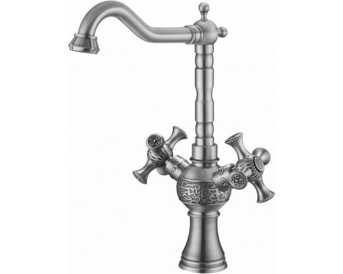 Заказать Смеситель для кухни Zorg Antic A 7004K-SL в магазине сантехники Santeh-Crystal.ru