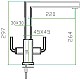 Приобрести Смеситель для кухни Zorg Inox SZR-0909A в магазине сантехники Santeh-Crystal.ru