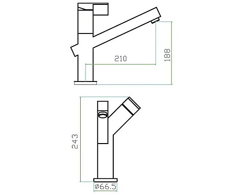 Приобрести Смеситель для кухни Zorg Inox SZR-1008 в магазине сантехники Santeh-Crystal.ru