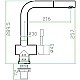 Заказать Смеситель для кухни Zorg Inox SZR-0912 в магазине сантехники Santeh-Crystal.ru