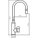 Купить Смеситель для кухни Zorg Inox SZR-1093A в магазине сантехники Santeh-Crystal.ru