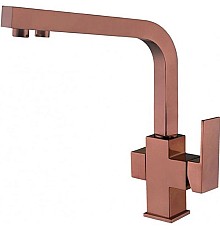 Смеситель для кухни с подключением к фильтру Zorg Sanitary ZR 311 YF-PVD COPPER