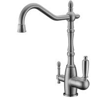 Смеситель для кухни с подключением к фильтру Zorg Sanitary ZR 312 YF-33-SATIN