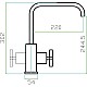 Приобрести Смеситель для кухни Zorg Inox SZR-1554 в магазине сантехники Santeh-Crystal.ru