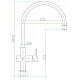 Приобрести Смеситель для кухни Zorg Inox SZR-0981-19 в магазине сантехники Santeh-Crystal.ru