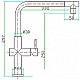 Купить Смеситель для кухни Zorg Inox SZR-1721-19 в магазине сантехники Santeh-Crystal.ru