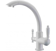 Смеситель для кухни с подключением к фильтру Zorg Sanitary ZR 314 YF-33 WHITE