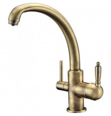 Смеситель для кухни с подключением к фильтру Zorg Sanitary ZR 315 YF-33 BR