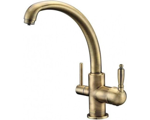 Купить Смеситель для кухни с подключением к фильтру Zorg Sanitary ZR 315 YF-33 BR в магазине сантехники Santeh-Crystal.ru