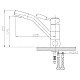 Заказать Смеситель для кухни с подключением к фильтру Zorg Sanitary ZR 400 KF-46-BR в магазине сантехники Santeh-Crystal.ru