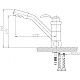 Заказать Смеситель для кухни с подключением к фильтру Zorg Sanitary ZR 400 KF-47-BR в магазине сантехники Santeh-Crystal.ru