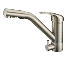 Смеситель для кухни с подключением к фильтру Zorg Sanitary ZR 400 KF-12 SATIN