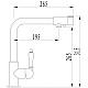 Приобрести Смеситель для кухни с подключением к фильтру Zorg Sanitary ZR 320 YF-33 в магазине сантехники Santeh-Crystal.ru