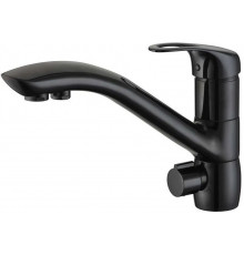 Смеситель для кухни с подключением к фильтру Zorg Sanitary ZR 404 KF BLACK
