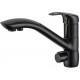 Заказать Смеситель для кухни с подключением к фильтру Zorg Sanitary ZR 404 KF BLACK в магазине сантехники Santeh-Crystal.ru