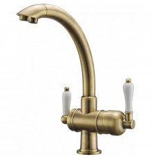 Смеситель для кухни с подключением к фильтру Zorg Sanitary ZR 327 YF BR