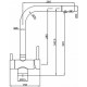 Купить Смеситель для кухни с подключением к фильтру Zorg Sanitary ZR348YFXPOMCHEPMETAL в магазине сантехники Santeh-Crystal.ru