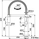 Приобрести Смеситель для кухни Franke Pescara Semipro L 115.0393.975 в магазине сантехники Santeh-Crystal.ru