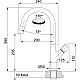 Купить Смеситель для кухни Franke Fluence 115.0352.510 в магазине сантехники Santeh-Crystal.ru