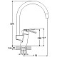 Заказать Смеситель для кухни G.Lauf LWF4-A113 в магазине сантехники Santeh-Crystal.ru