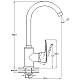 Приобрести Смеситель для кухни G.Lauf ZAR4-B181 в магазине сантехники Santeh-Crystal.ru