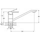 Купить Смеситель для кухни G.Lauf GOR4-A058 в магазине сантехники Santeh-Crystal.ru
