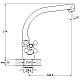 Приобрести Смеситель для кухни G.Lauf QTZ4-D827 в магазине сантехники Santeh-Crystal.ru