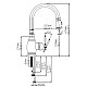 Купить Смеситель для кухни Seaman Eco Koblenz SSN-2168P в магазине сантехники Santeh-Crystal.ru