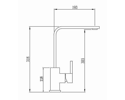 Заказать Смеситель для кухни Seaman Eco Glasgow SSN-3007 в магазине сантехники Santeh-Crystal.ru