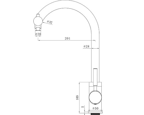 Заказать Смеситель Seaman Barcelone SSL-5226 Antique Gold в магазине сантехники Santeh-Crystal.ru