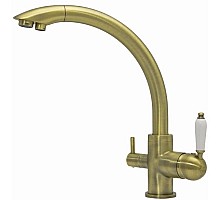 Смеситель для кухни Seaman Barcelone SSL-5382-Antique Gold