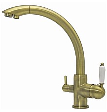 Смеситель для кухни Seaman Barcelone SSL-5382-Antique Gold