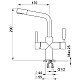 Заказать Смеситель для кухни Seaman Eco Granite SGR-2015-Pirit в магазине сантехники Santeh-Crystal.ru
